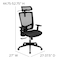 Flash Furniture Office Chair, Mesh, Black H-2809-1KY-BK-GG - alternate 3